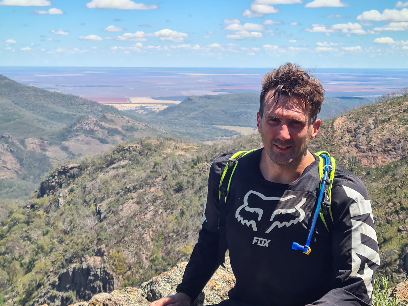JL at a mountain lookout