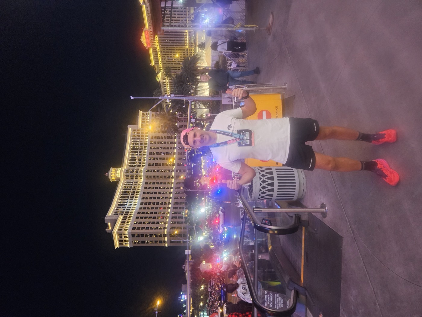 JL with his Las Vegas Half Marathon medal